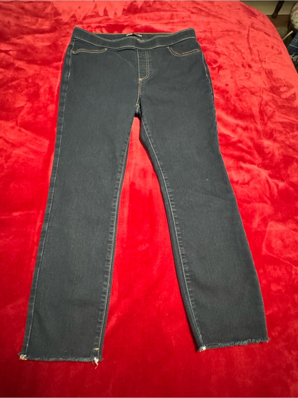 Simply Vera Vera Wang Dark Wash Denim Legging Pants Large